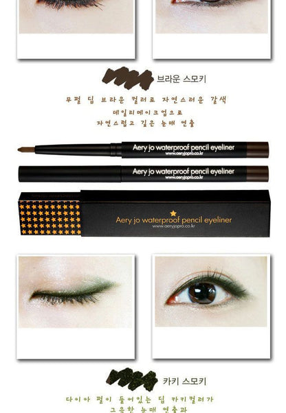 AERY JO - Waterproof Pencil Eyeliner - 2 Colours