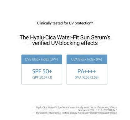 SKIN 1004 - Madagascar Centella Hyalu-Cica Water-Fit Sun Serum