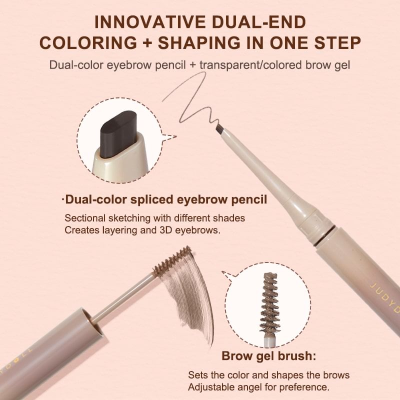 Judydoll - Duo Eyebrow Pencil - 3 Colors