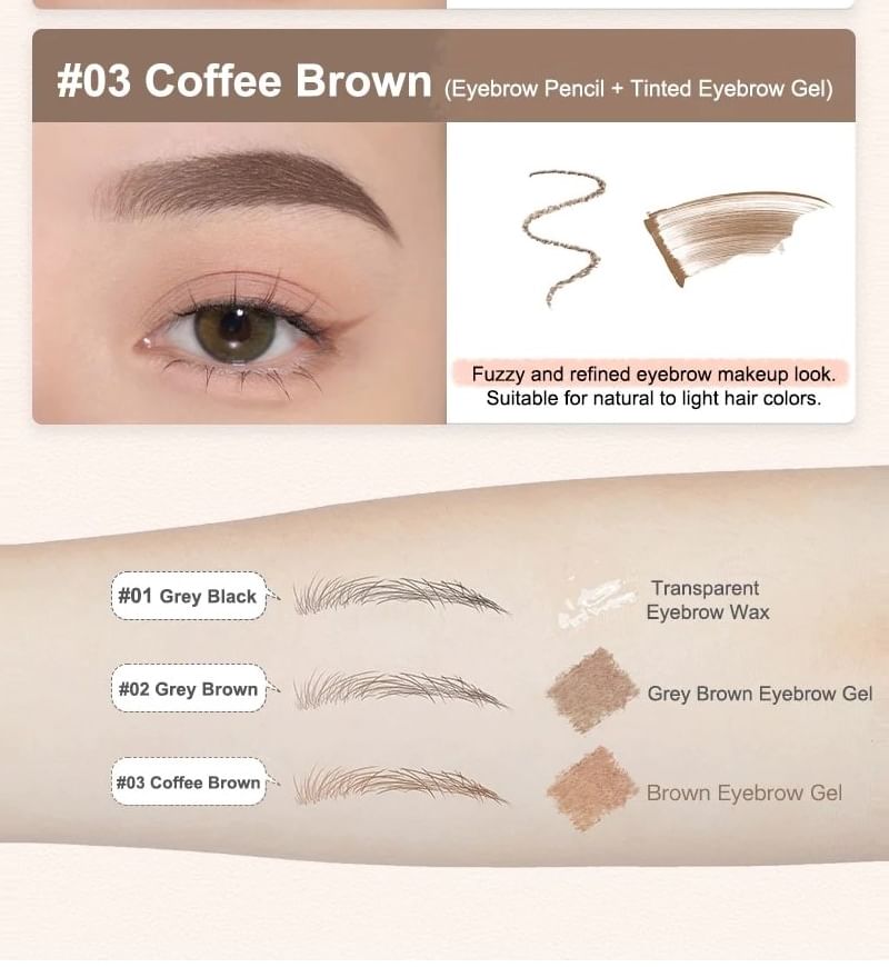 Judydoll - Duo Eyebrow Pencil - 3 Colors