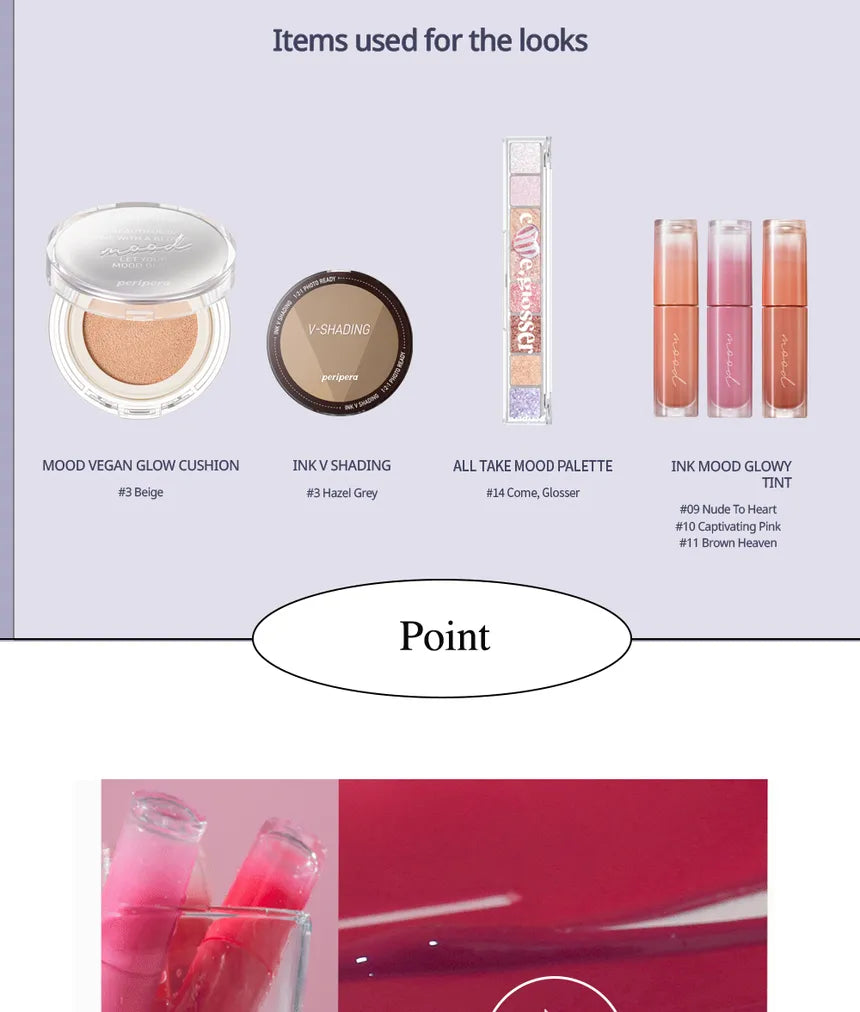 peripera - Ink Mood Glowy Tint -  03 Rose in Mind