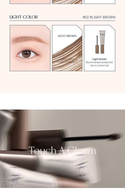 too cool for school - TAG Air Fixing Brow Cara - 2 Colours