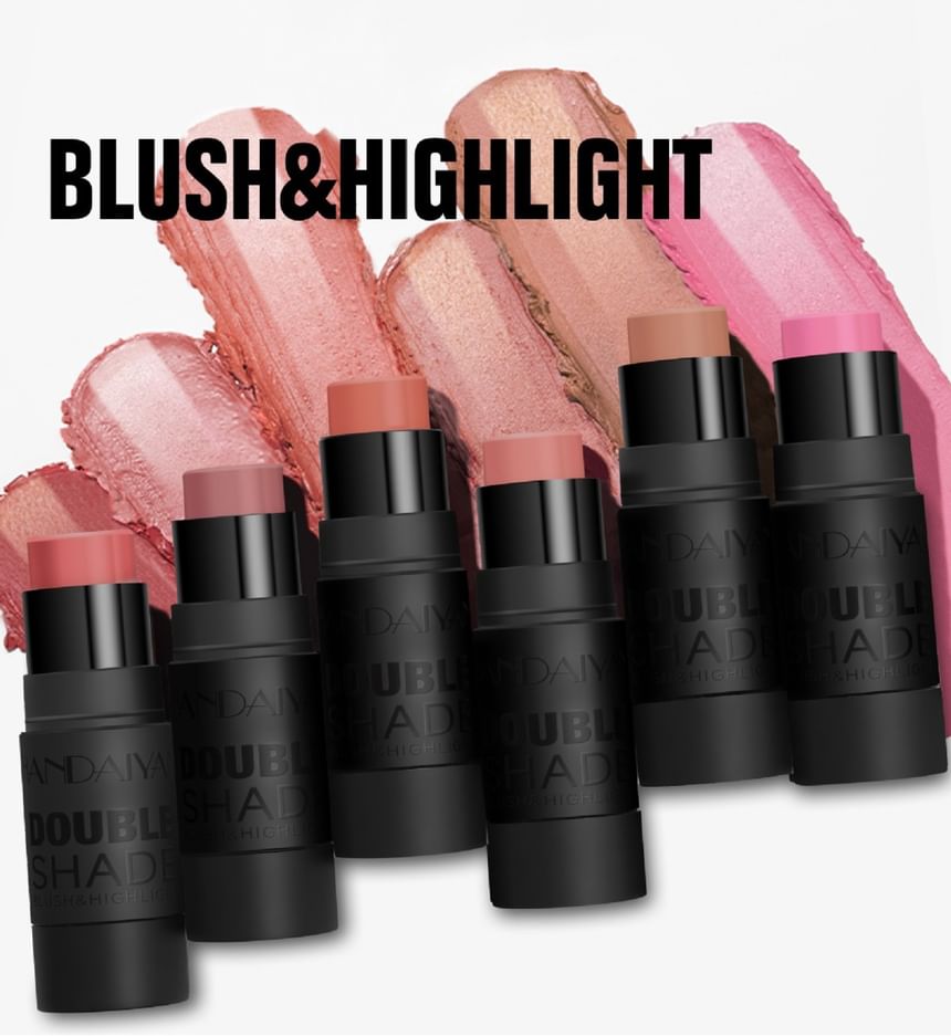 HANDAIYAN - 2 In 1 Blush & Highlight Stick - 6 Colours