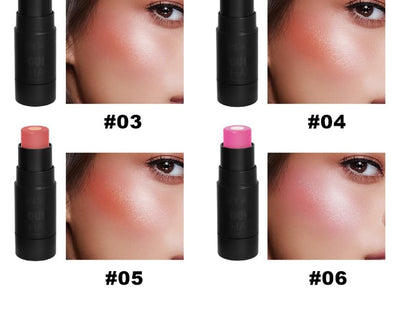 HANDAIYAN - 2 In 1 Blush & Highlight Stick - 6 Colours