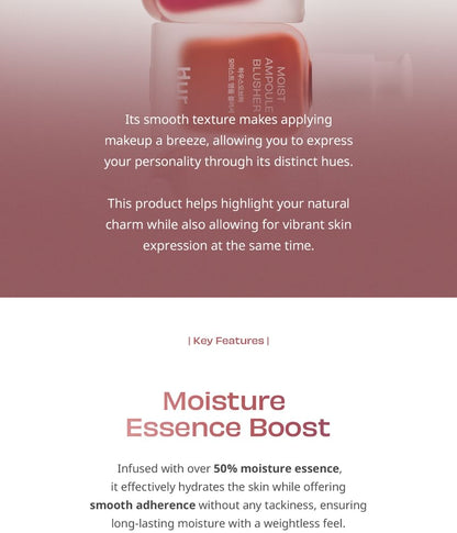 House of Hur - Moist Ampoule Blusher - 6 Colours