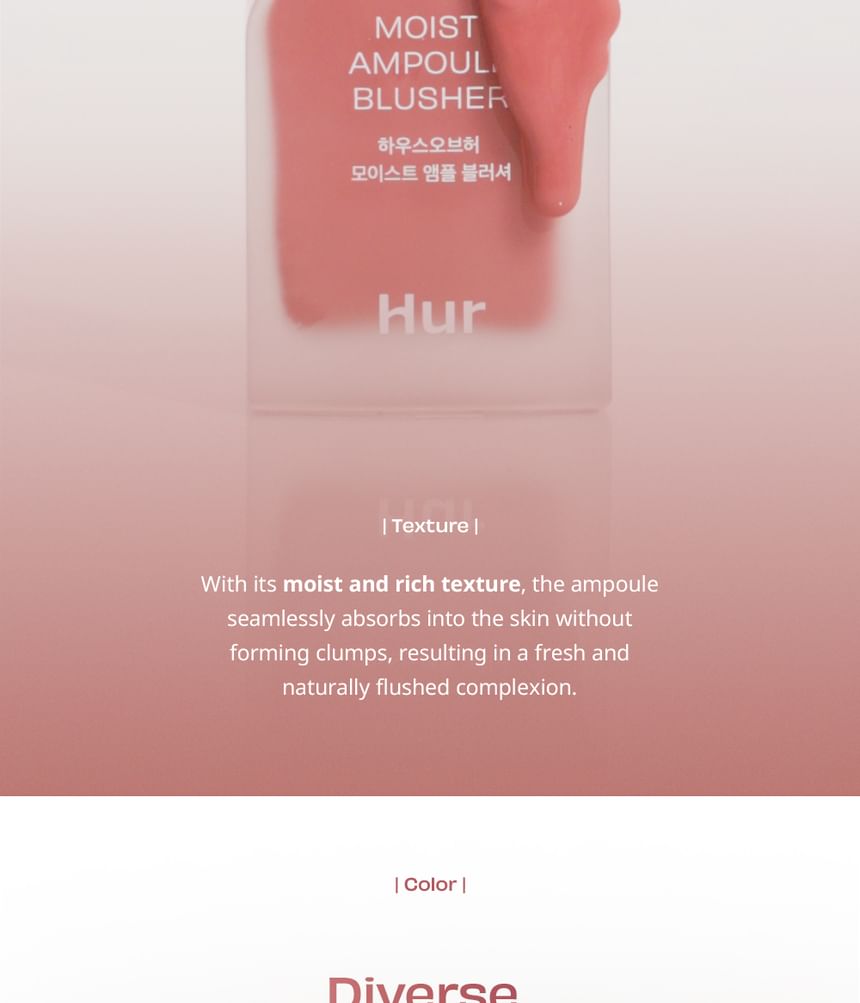 House of Hur - Moist Ampoule Blusher - 6 Colours