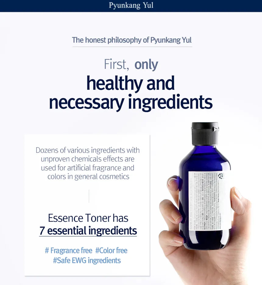 Pyunkang Yul - Essence Toner (Perfect buddy, Gabriella K Bioactive Prebiotics Jelly Serum )