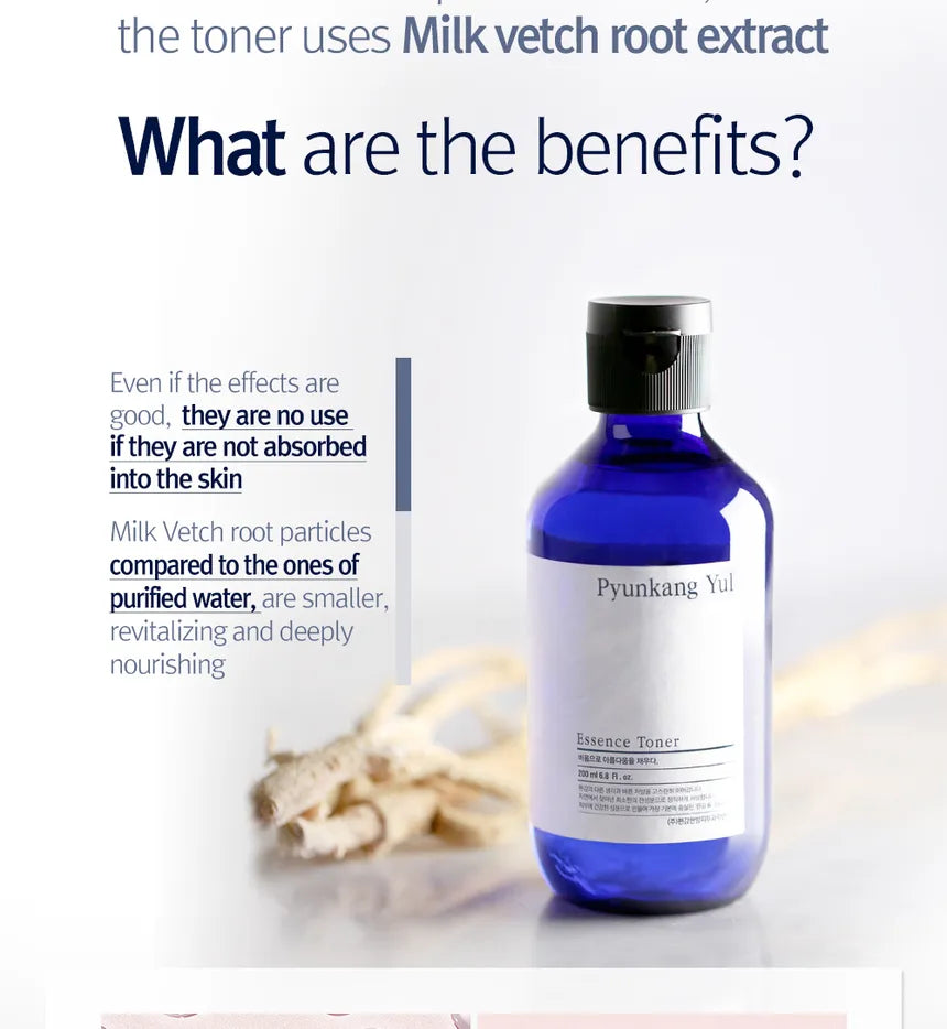 Pyunkang Yul - Essence Toner (Perfect buddy, Gabriella K Bioactive Prebiotics Jelly Serum )