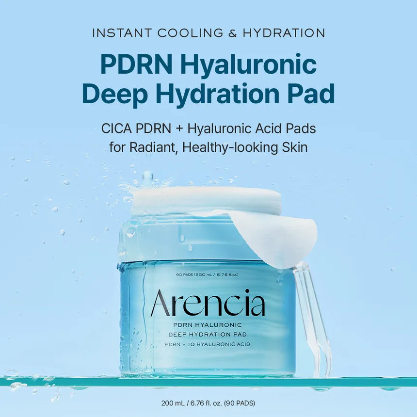 ARENCIA PDRN + HYALURONIC DEEP HYDRATION PADS (90EA)200ML -Mature skin