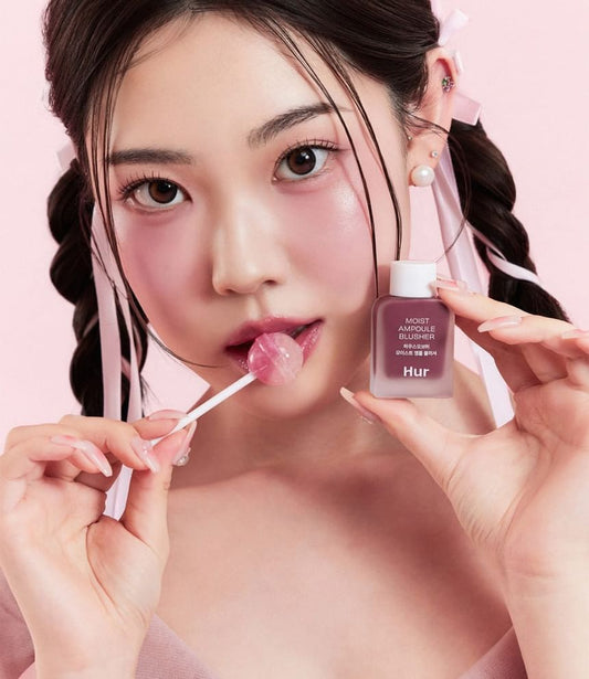 House of Hur - Moist Ampoule Blusher Mini - 04 Lavender Flush 10ml