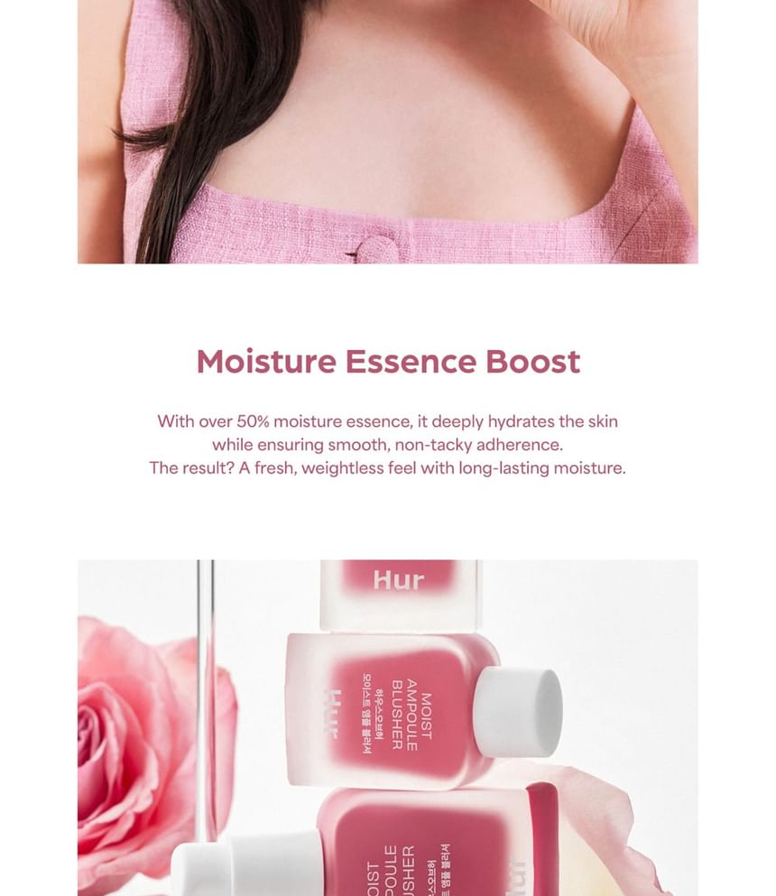 House of Hur - Moist Ampoule Blusher Mini - 04 Lavender Flush 10ml