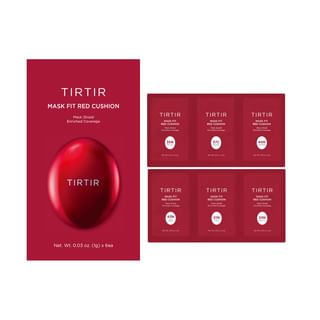 TIRTIR - Mask Fit Red Cushion 6 Shade Trial Kit - 5 Colors SPF40 PA++- 4.5g