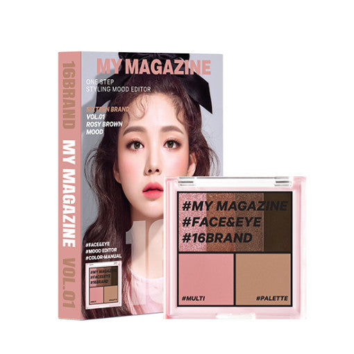 16BRAND My Magazine Shadow Palette 7.5g (10colours)