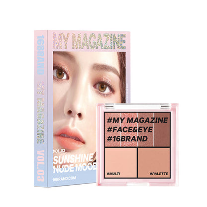 16BRAND My Magazine Shadow Palette 7.5g (10colours)