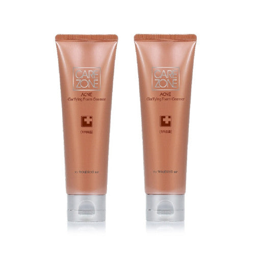 CAREZONE Acne Clarifying Foam Cleanser Duo Set (130ml+130ml)